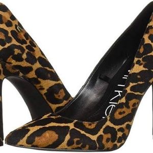 Calvin Klein Brady leopard pumps
